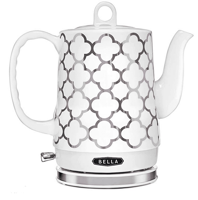  BELLA 1.5L Electric Ceramic Kettle, Black Floral: Home & Kitchen