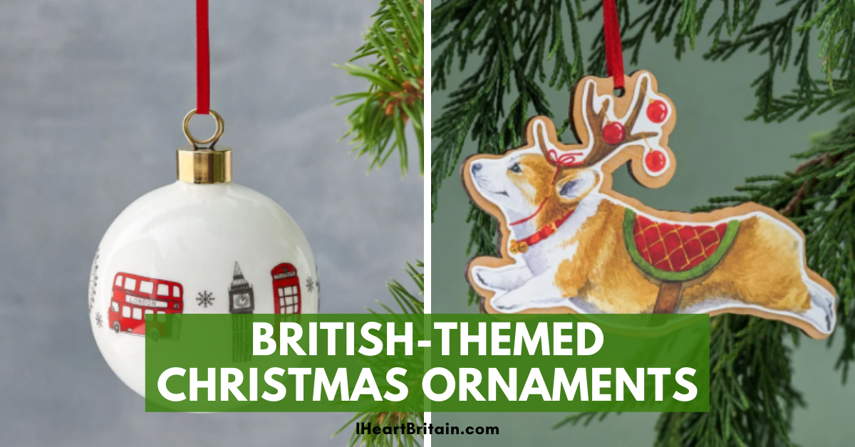 two british christmas ornaments