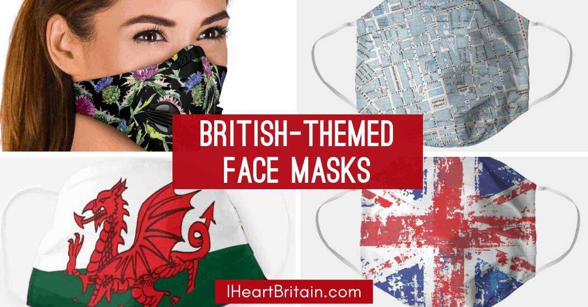 british face masks union jack thistle