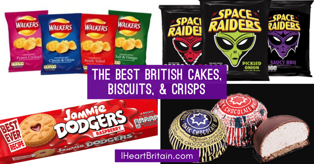 The Best British Snacks Cakes Biscuits Crisps I Heart Britain